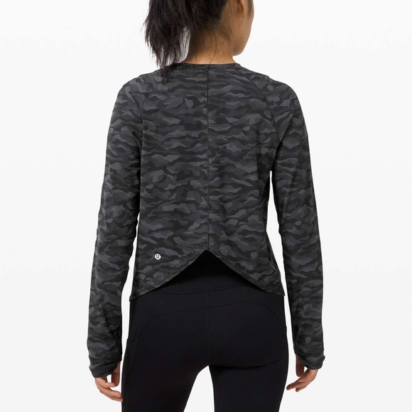 Lululemon Rise and Run Long Sleeve Camo - Picture 1 of 4